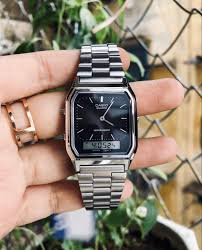 RELOJ DE PULSERA UNISEX CASIO PLATA AQ-230A-1D