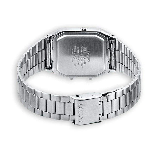 RELOJ DE PULSERA UNISEX CASIO PLATA AQ-230A-1D