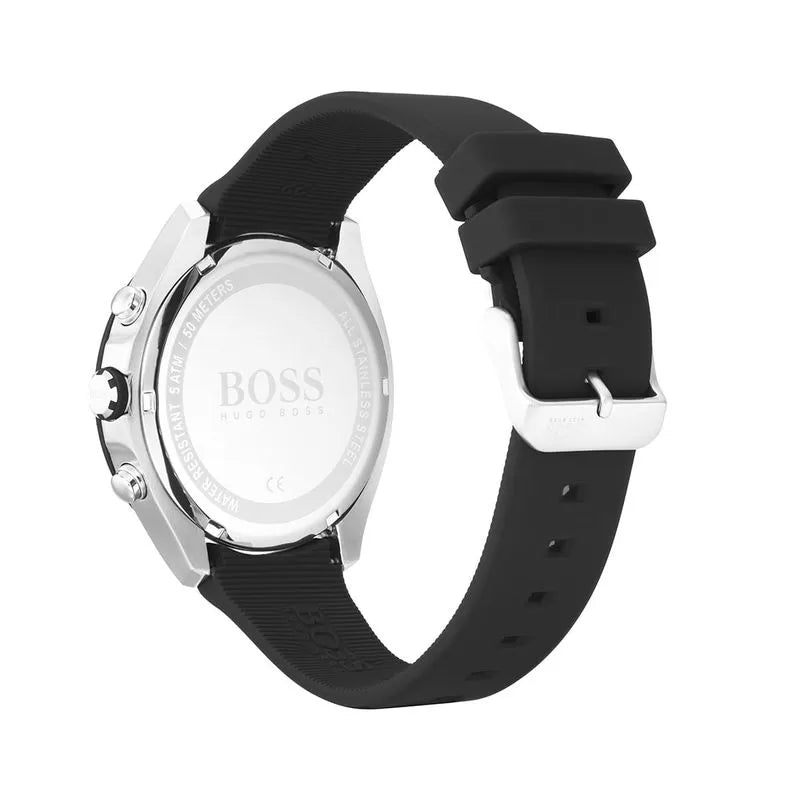 RELOJ DE PULSERA HOMBRE HUGO BOSS PLATA Y NEGRO HB1513716