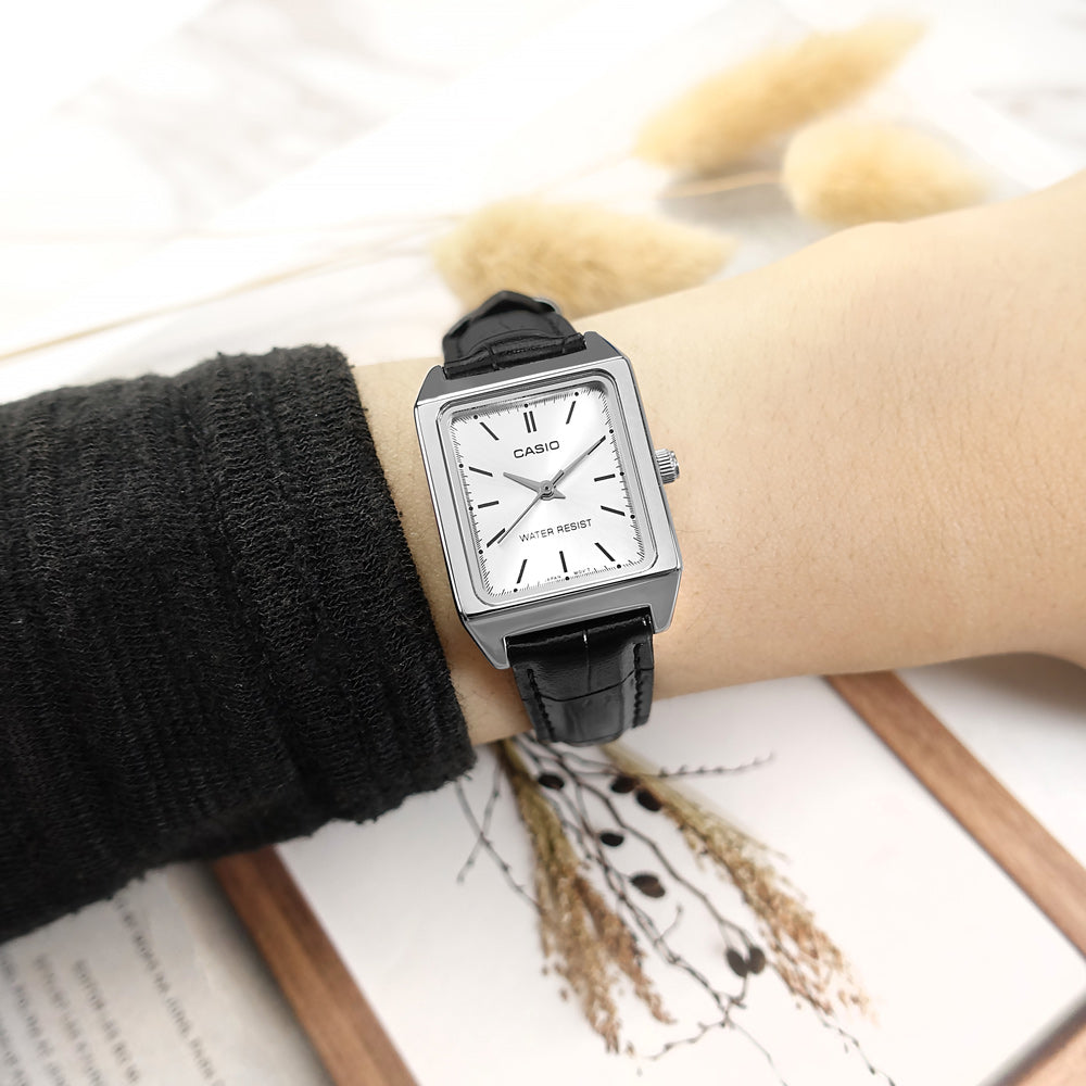 RELOJ DE PULSERA MUJER CASIO PLATA LTP-V007L-7E1