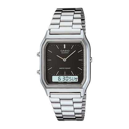 RELOJ DE PULSERA UNISEX CASIO PLATA AQ-230A-1D