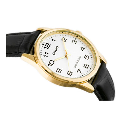 RELOJ DE PULSERA HOMBRE CASIO DORADO Y NEGRO MTP-V001GL-7B