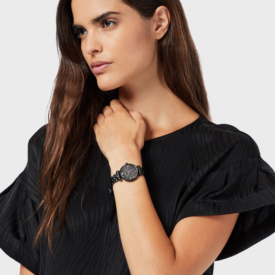 RELOJ DE PULSERA MUJER EMPORIO ARMANI NEGRO AR11245