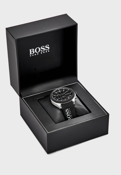 RELOJ DE PULSERA HOMBRE HUGO BOSS PLATA Y NEGRO HB1513716
