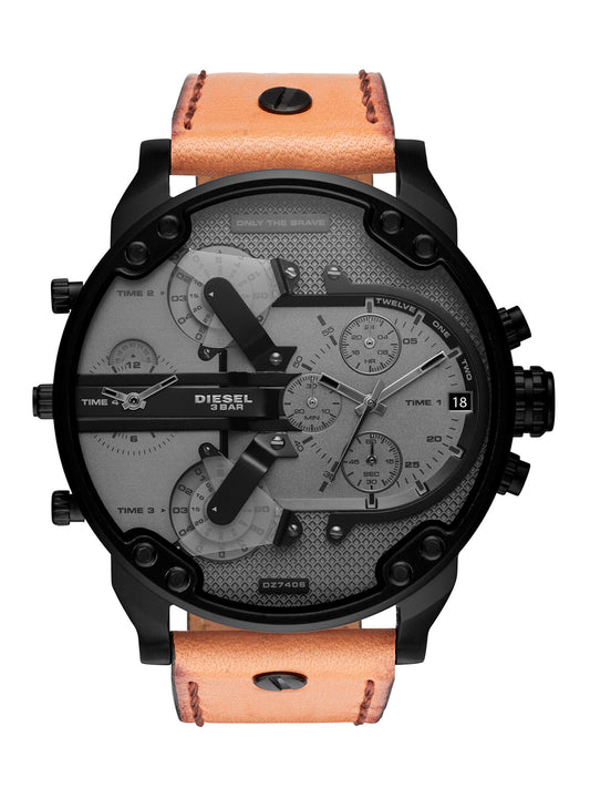 RELOJ DE PULSERA HOMBRE DIESEL MARRÓN DZ7406